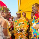 OSAGYEFO KWAW FRAIKU IV LED SHAMA TRADITIONAL AREA INTO THE LAND OF ELMINA